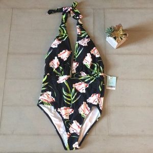 NWT halter style one piece